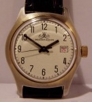 Meister Anker (Ruhla) White Dial Arabic Numerals with Date