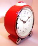 Ruhla Red Alarm Clock - Side