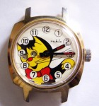 Ruhla Cartoon Cat Child's watch 24-26 Caliber with moving eyes