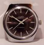 Ruhla Mauve Metallic Dial White Hands and Markers