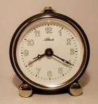 Atlantis branded Ruhla Black Alarm Clock