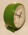Ruhal Green Plastic Alarm Clock - Side