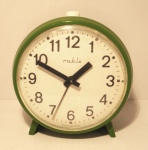 Ruhal Green Plastic Alarm Clock