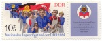 30 Jahre Nationalen Jugendfestival der DDR Briefmark 1984