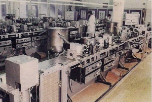 Ruhla in 1972 – By this time production of the calibre 24 movement is highly automated. 
