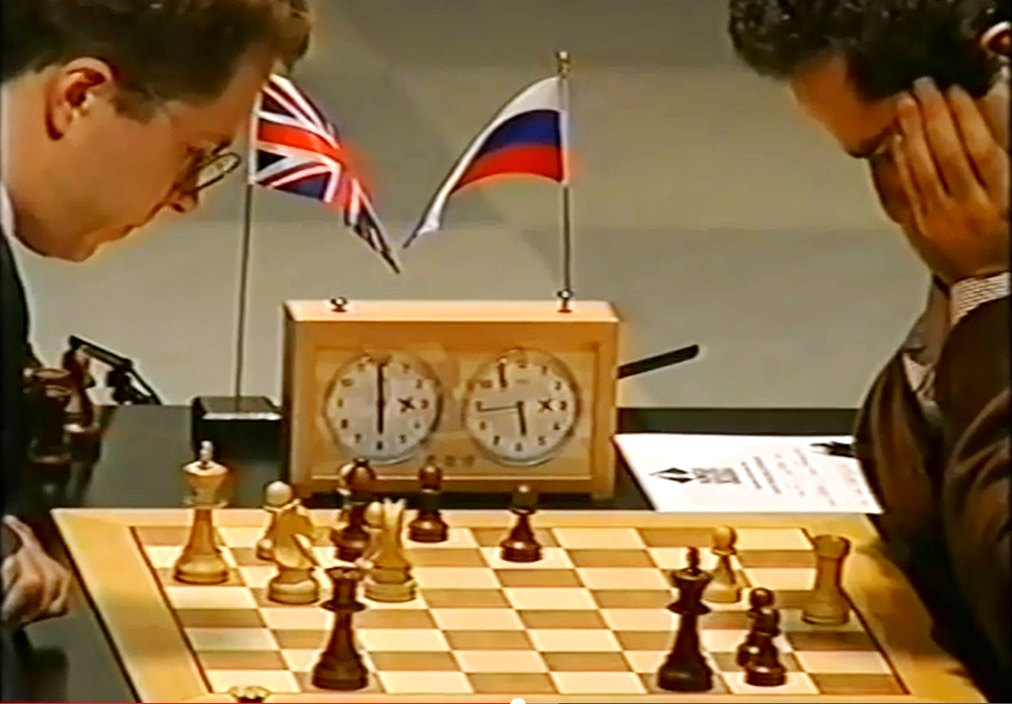 Signed Kasparov v Short 1987. Speed Chess Challenge. London -  Portugal